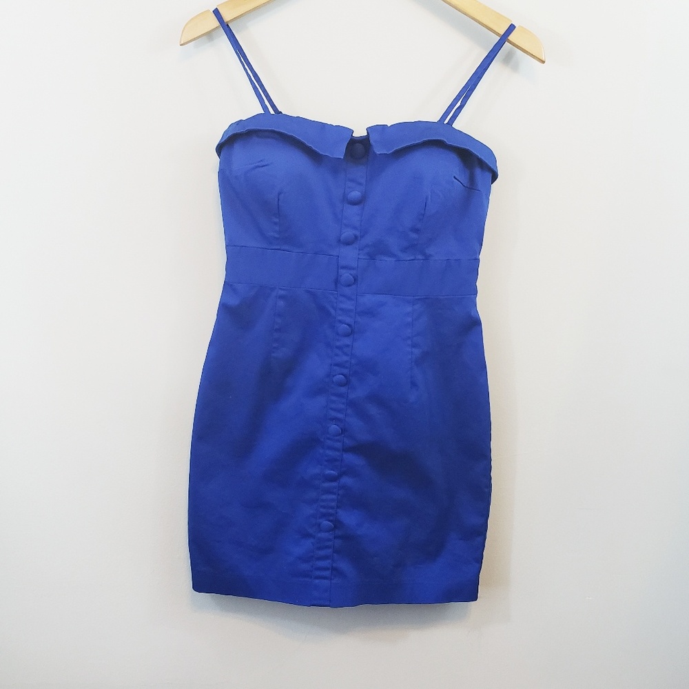 Navy Blue Spaghetti Strap Forever 21 Dress